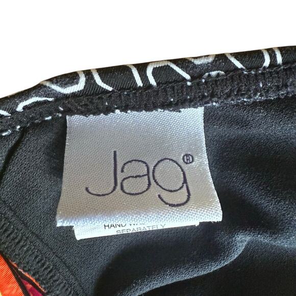 Jag All Oval You Chromatic Halter Triangle Tie-Back Bikini Swim Top Size S - Picture 3 of 8